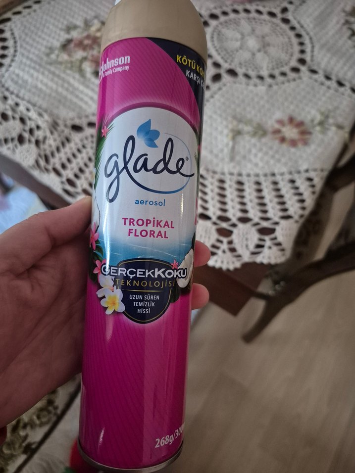 Glade Tropikal Çiçek Oda Parfümü Aerosol - Görsel 2
