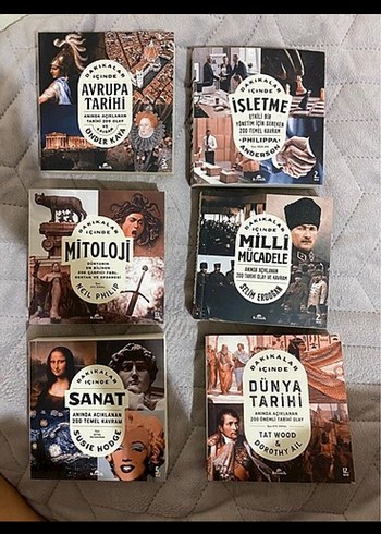 Paket: 6 Tarih ve Sanat Kitabı Seti