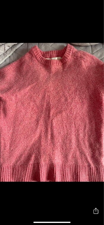 m Beden H&M pembe kazak