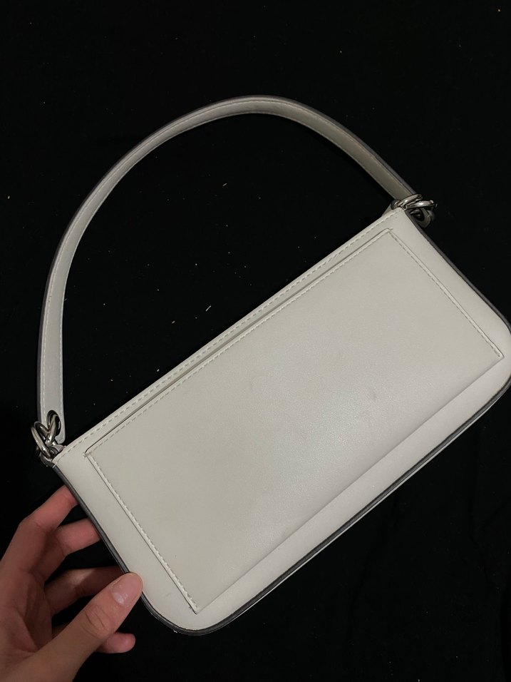 Beyaz Deri Calvin Klein Jeans Kadın Çanta Orjinal - Görsel 2