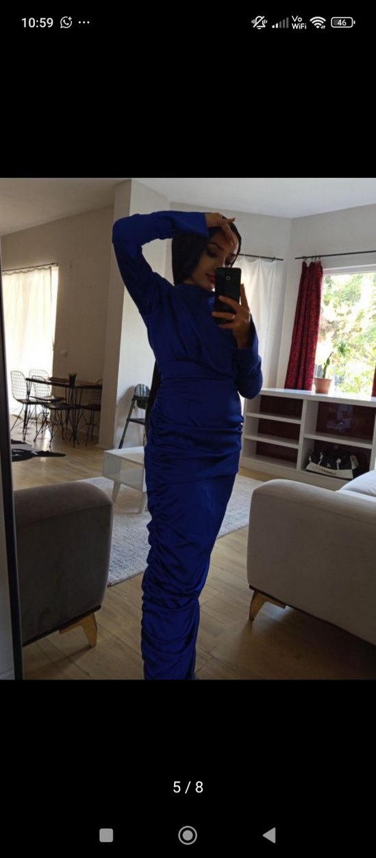 Tesettür abiye elbise - Görsel 5