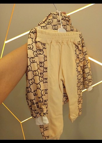 Erkek bebek Uzun Kollu Desenli 3 lü Takım - Görsel 2