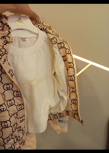 Erkek bebek ceketli 3 lü takım - Görsel 5