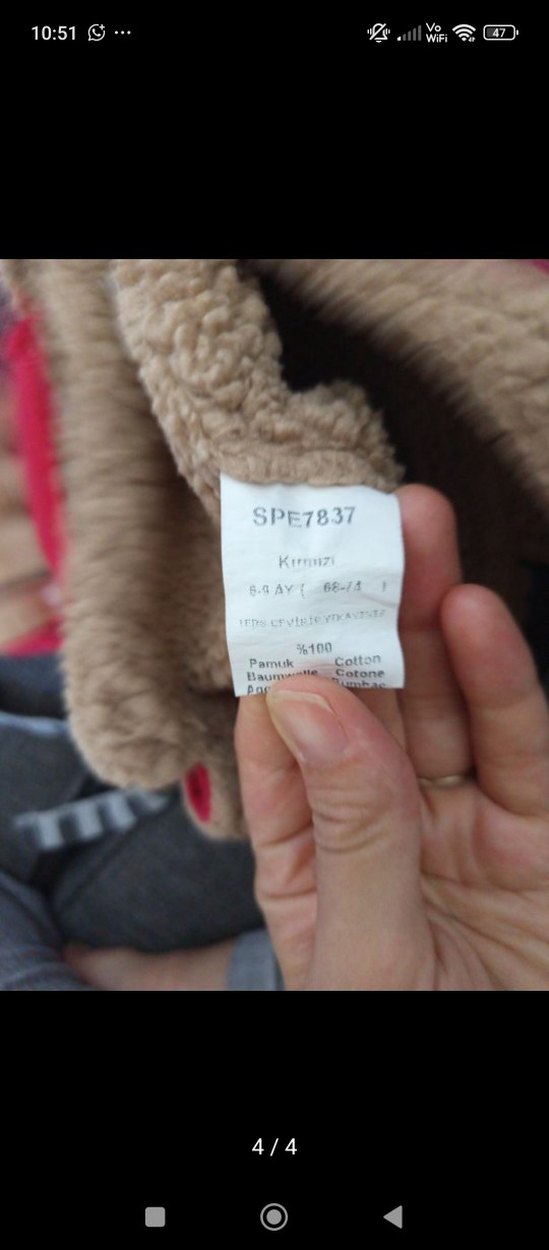 Erkek bebek pilot şapka - Görsel 4