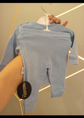 Mavi Triko Erkek Bebek Takımı - Görsel 3