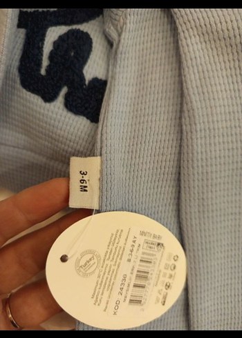 Gri Erkek Bebek Uzun Kollu Triko Takım - Görsel 4