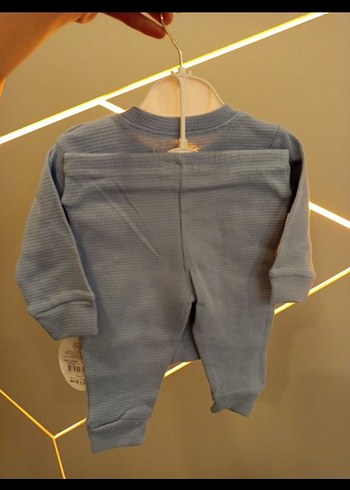 Gri Erkek Bebek Uzun Kollu Triko Takım - Görsel 3