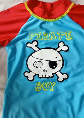 Erkek Çocuk Korsan Baskılı Kısa Kollu Mayo - Görsel 3