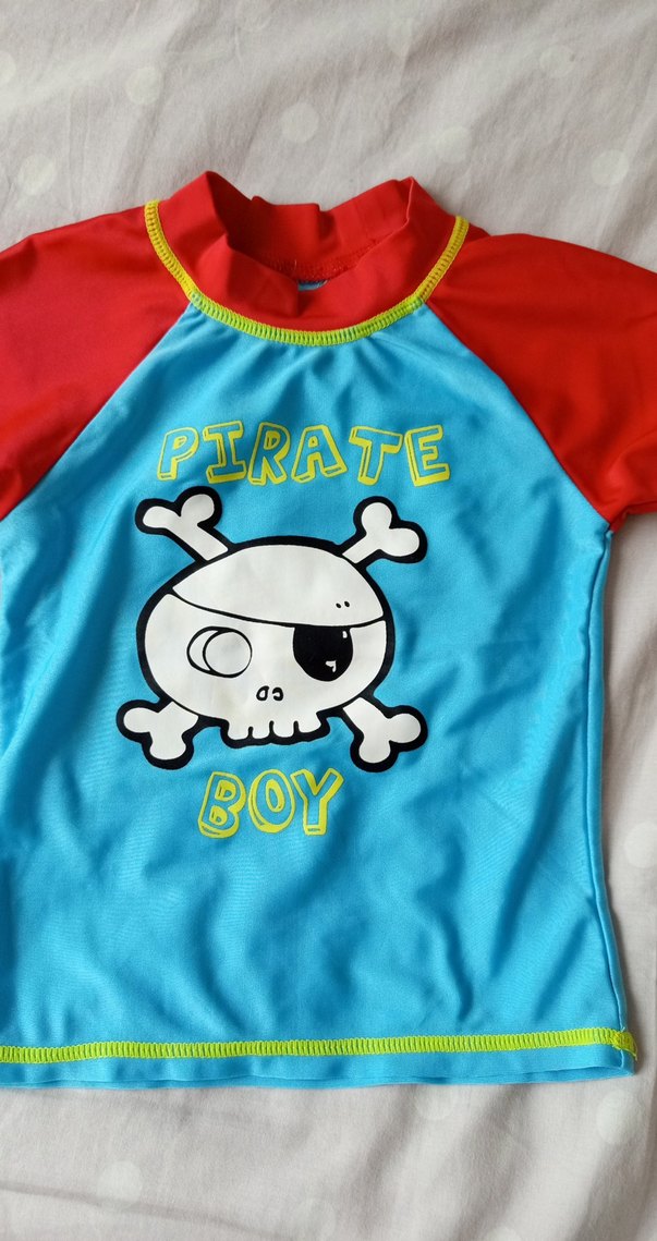 Erkek Çocuk Korsan Baskılı Kısa Kollu Mayo - Görsel 2