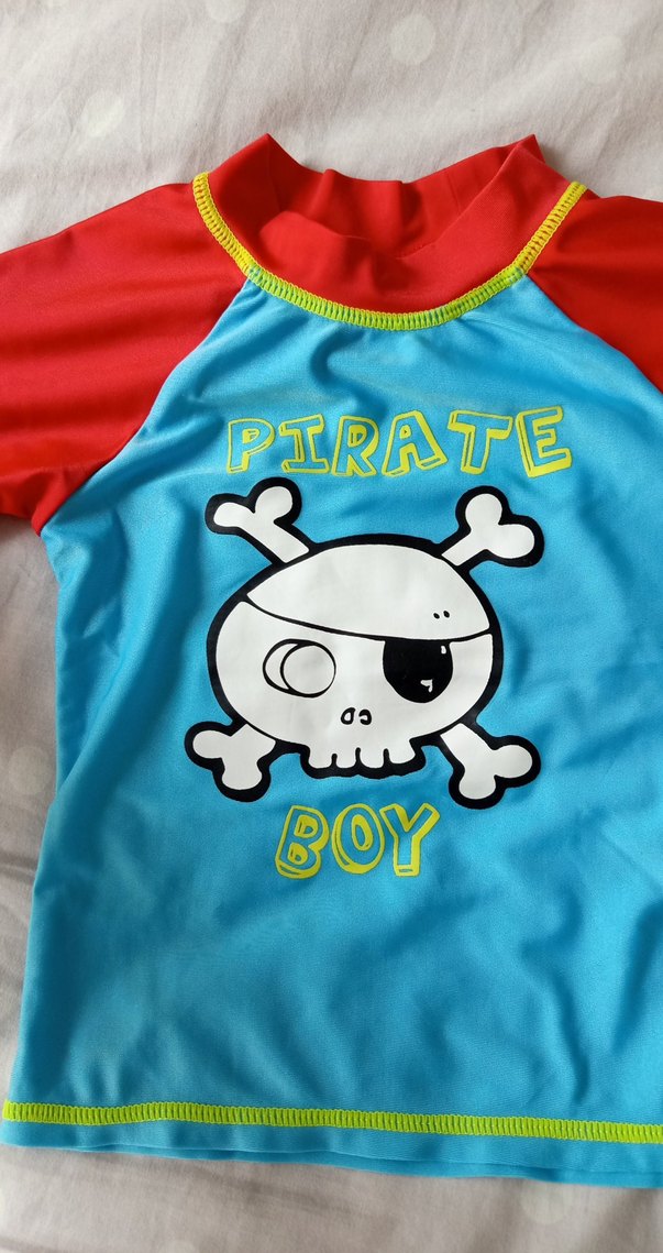 Erkek Çocuk Korsan Baskılı Kısa Kollu Mayo - Görsel 3