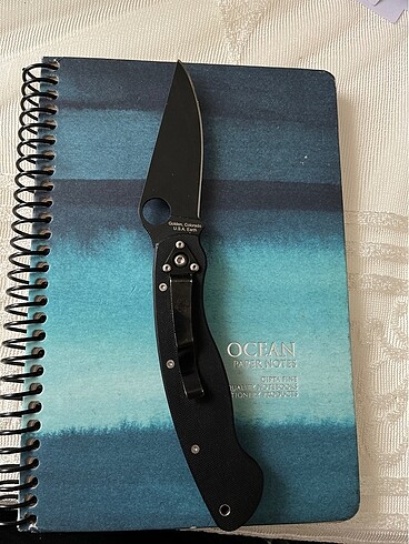 Beden siyah Renk Spyderco CPM S30V