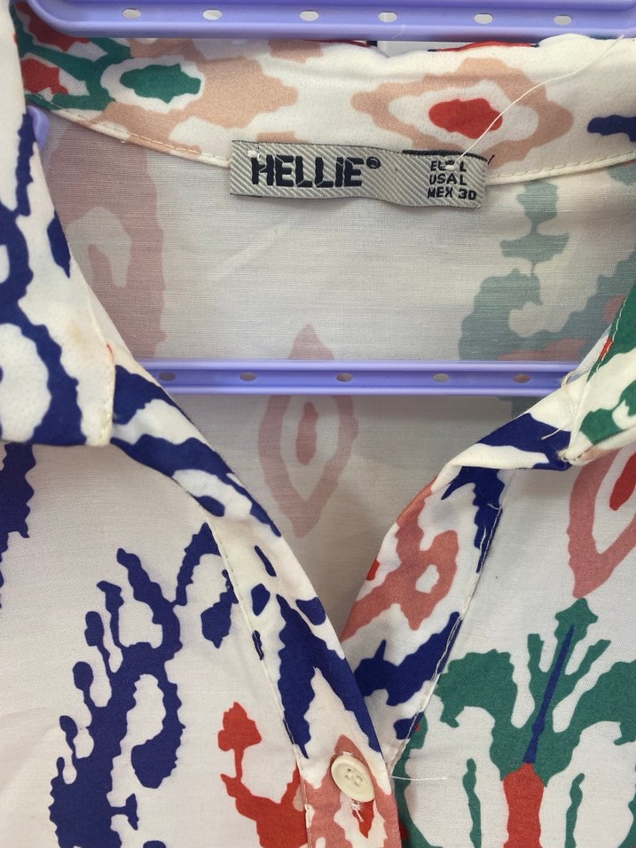 Bohem Renkli Desenli Kısa Kollu Mini Tunik - Görsel 2