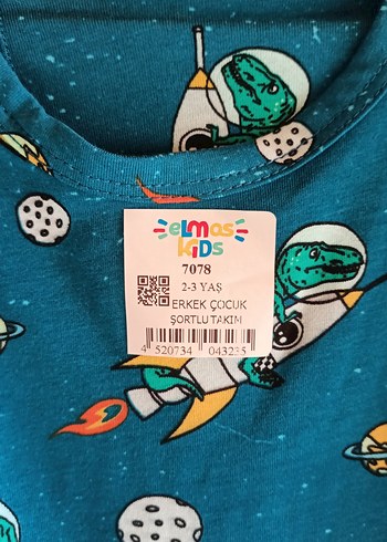 Renkli Baskılı Erkek Bebek Kolsuz Body atlet takımı - Görsel 2