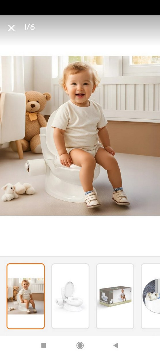 Bebek Tuvalet Eğitimi Oturağı 39x28x38 cm - Görsel 3