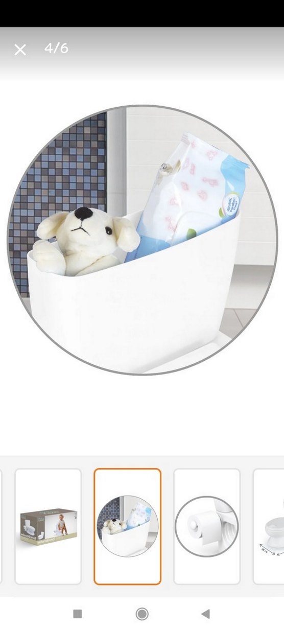 Bebek Tuvalet Eğitimi Oturağı 39x28x38 cm - Görsel 5