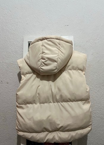 Diğer Fermuarlı bej Kısa Kadın şişme yelek