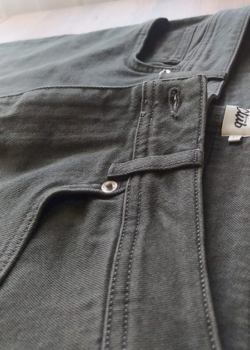 haki Erkek Denim Bol Kesim Pantolon
