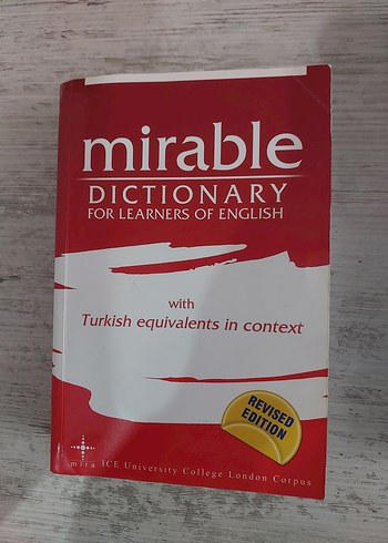 Mirable İngilizce Öğrenenler İçin Sözlük - Görsel 2
