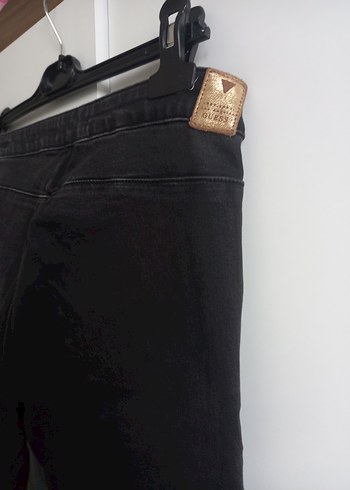 Kadın Siyah Biker Kot Pantolon - Görsel 6