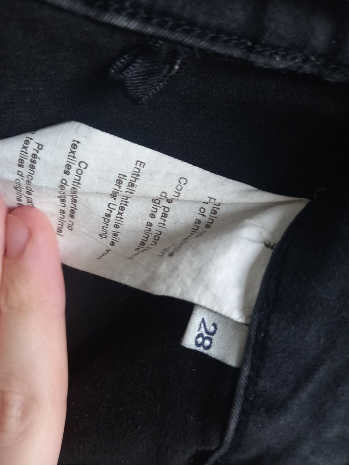 Kadın Siyah Biker Kot Pantolon - Görsel 4