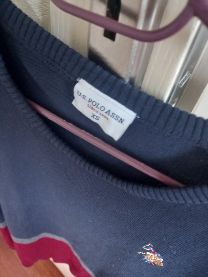 Bordo Detaylı Kadın Triko Kazak - Görsel 2