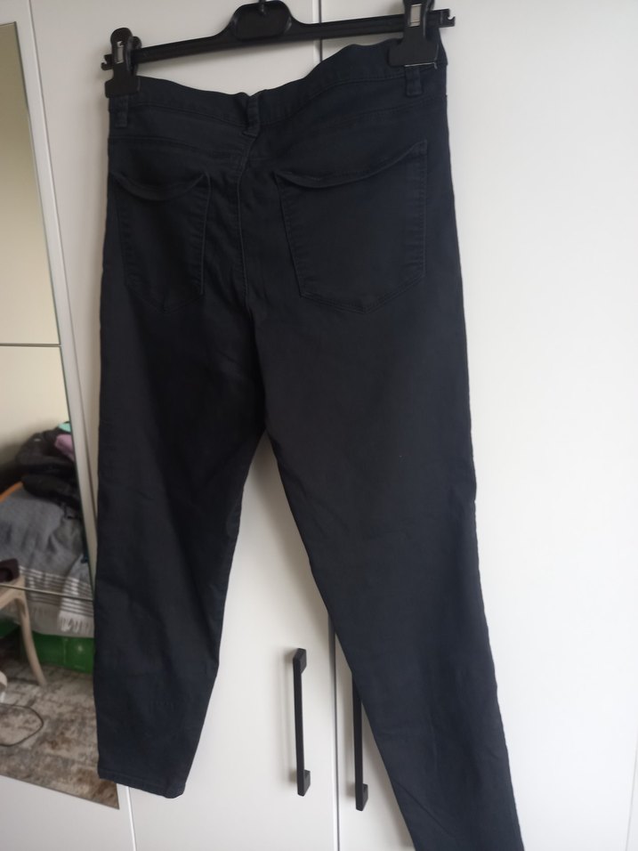 Siyah Kadın Skinny Denim Pantolon - Görsel 4