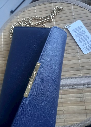 pierre cardin Lacivert Deri Kadın Çanta - Görsel 2