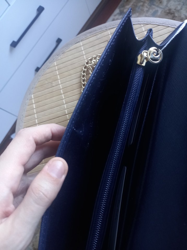 pierre cardin Lacivert Deri Kadın Çanta - Görsel 4