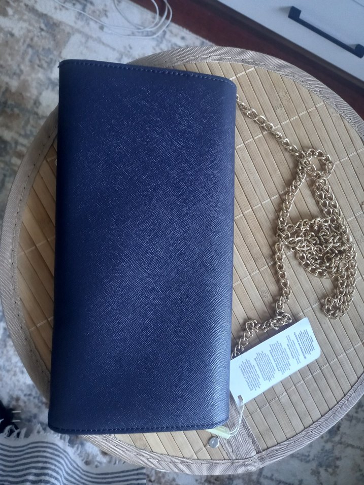 pierre cardin Lacivert Deri Kadın Çanta - Görsel 3