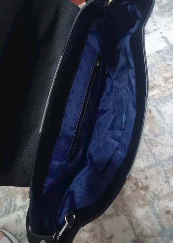 Armani Jeans Gri Deri Kadın Çanta - Görsel 4