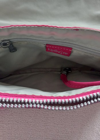 kipling Pembe Kadın Çapraz Çanta Fermuarlı - Görsel 4