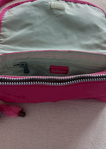 kipling Pembe Kadın Çapraz Çanta Fermuarlı - Görsel 3