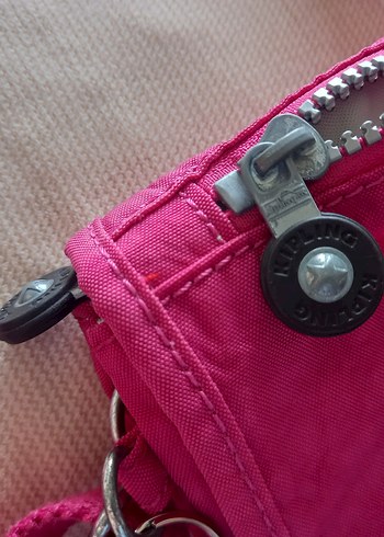 kipling Pembe Kadın Çapraz Çanta Fermuarlı - Görsel 7