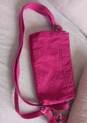 kipling Pembe Kadın Çapraz Çanta Fermuarlı - Görsel 9