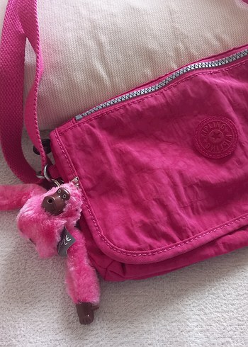 kipling Pembe Kadın Çapraz Çanta Fermuarlı - Görsel 2