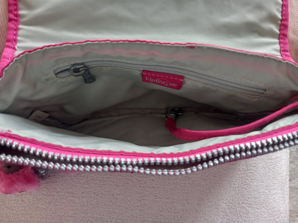 kipling Pembe Kadın Çapraz Çanta Fermuarlı - Görsel 4