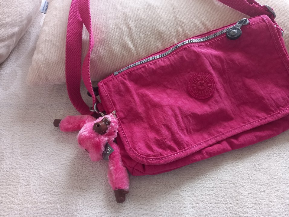 kipling Pembe Kadın Çapraz Çanta Fermuarlı - Görsel 2