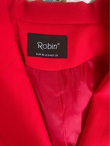 Robin Kırmızı Şortlu Blazer Ceket Elbise