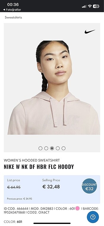 m Beden Nike sweatshirt