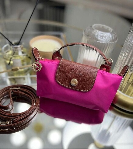  Beden camel Renk Longchamp mini çanta