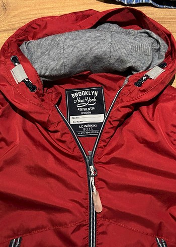 Kırmızı Fermuarlı Erkek Çocuk Mont - Görsel 2