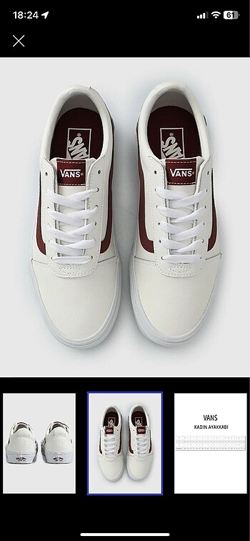 Vans Vans orijinal ayakkabı