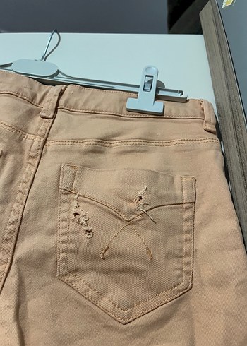 Bej Mini Kadın Şort - Görsel 3