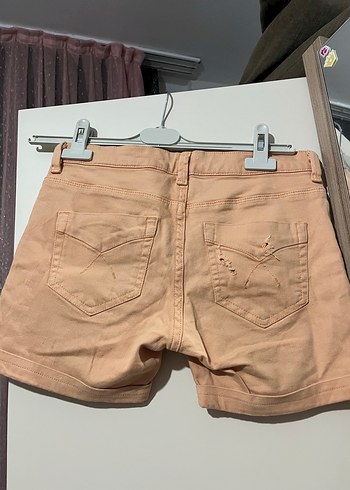 Bej Mini Kadın Şort - Görsel 2