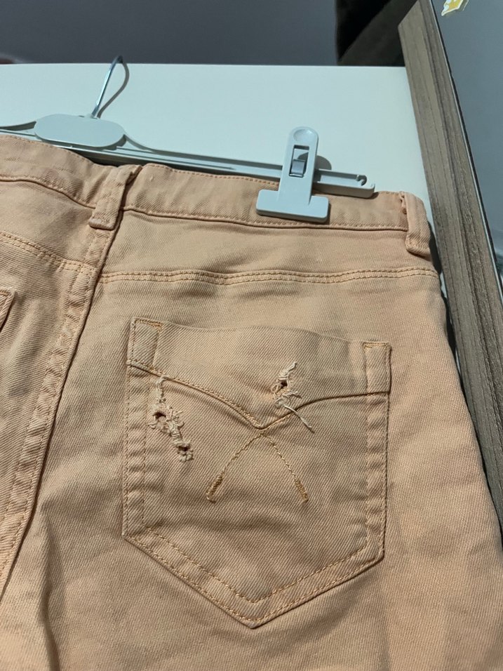 Bej Mini Kadın Şort - Görsel 3