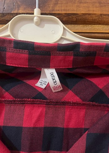 Kırmızı Kareli Uzun Kollu Salaş Gömlek - Görsel 2