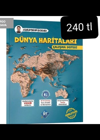 Dünya Haritaları Çalışma Defteri