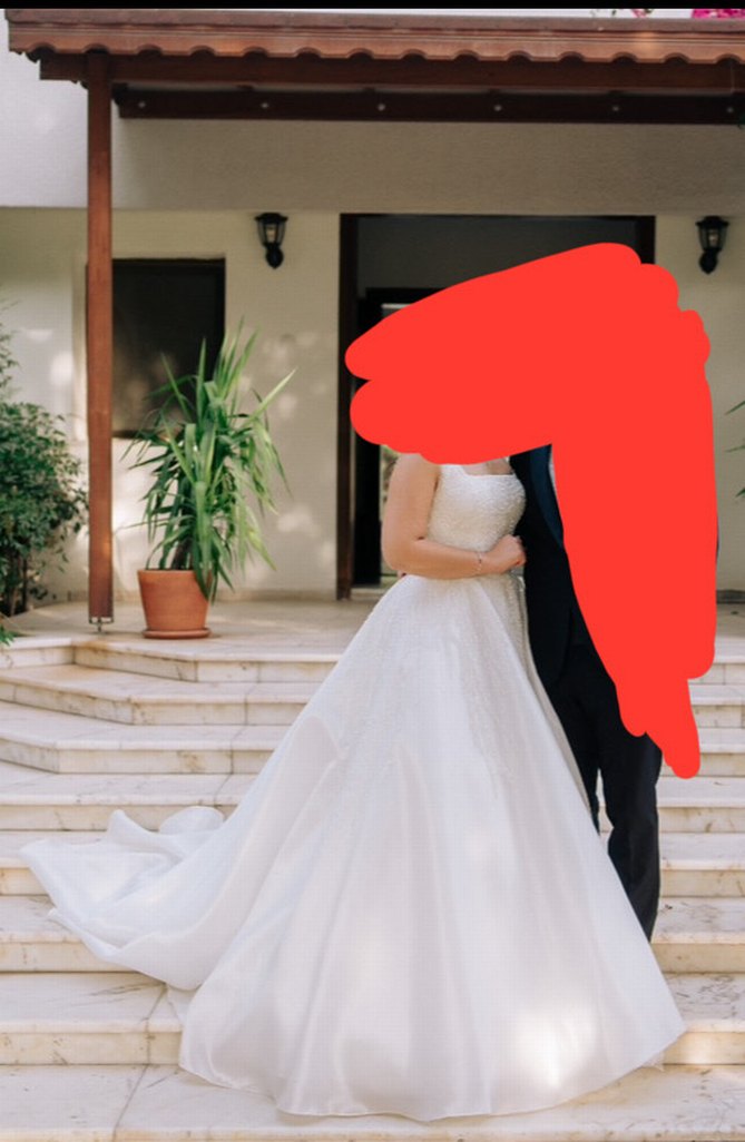 Pierre Cardin Bir uzun bir kısa 2 duvakla beraber - Görsel 2