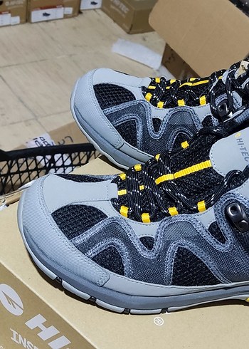 Gri Erkek Spor Ayakkabısı Bağcıklı Outdoor - Görsel 3