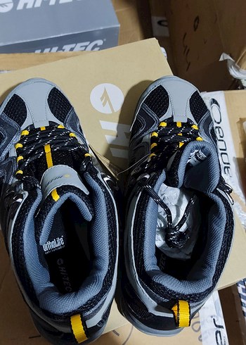 Gri Erkek Spor Ayakkabısı Bağcıklı Outdoor - Görsel 5